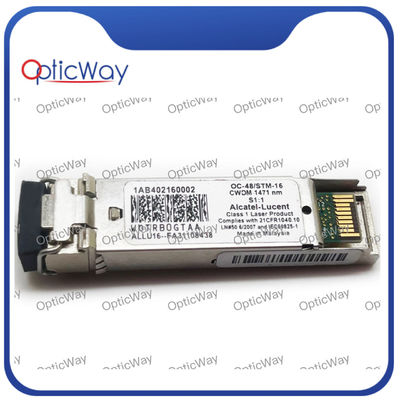알카텔 루센트 SFP 섬유 송신기 1AB402160002 CWDM 1471nm 2.67G 80km