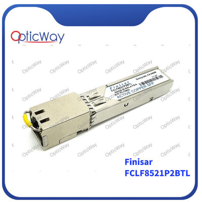 RJ-45 SFP 섬유 송신기 Finisar FCLF8521P2BTL 10/100/1000Base-TX Copper 100m