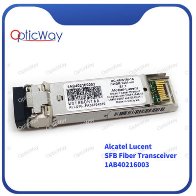 멀티모드 CWDM SFP 트랜시버 알카텔 루센트 2.67G 1491nm 80km OC-48/STM-16