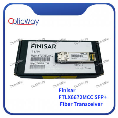 조정 가능한 SFP+ 섬유 송수신기 Finisar FTLX6672MCC 10Gb/S DWDM 40km 멀티 레이트